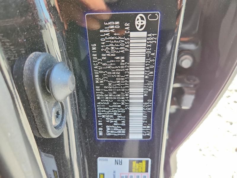 2023 TOYOTA COROLLA SE 12