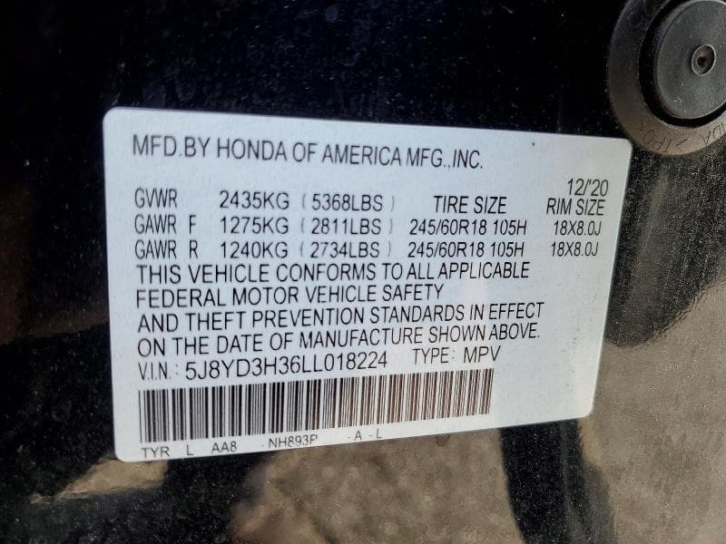 2020 ACURA MDX 13