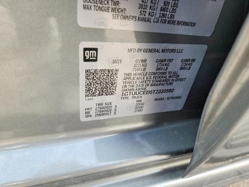 2026 GMC SIERRA K1500 ELEVATION 12