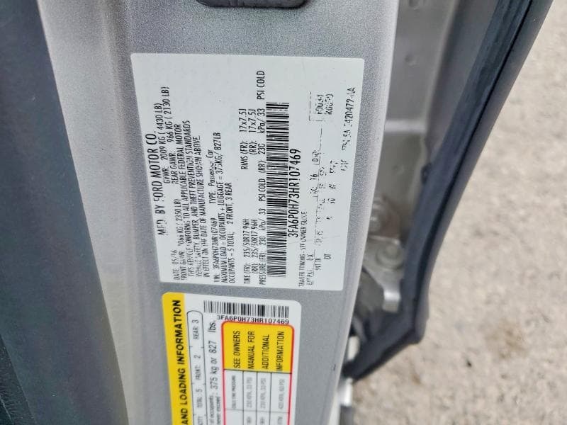 2017 FORD FUSION SE 12