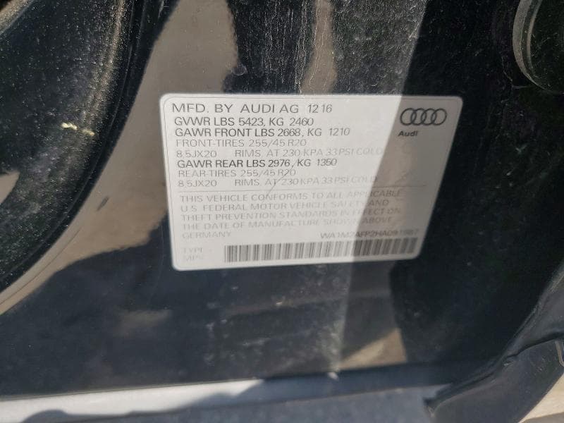 2017 AUDI Q5 PREMIUM PLUS 13