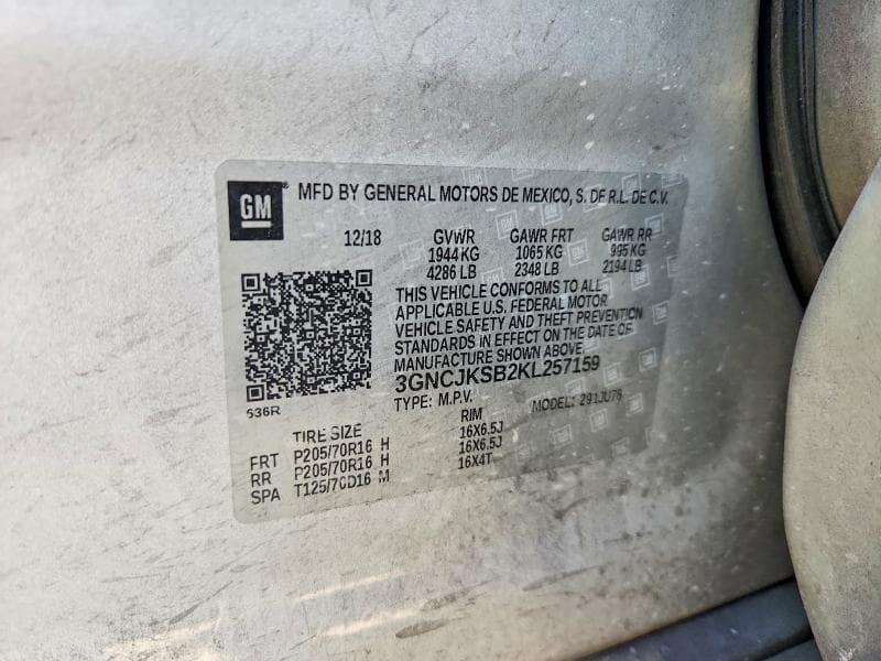 2019 CHEVROLET TRAX LS 13