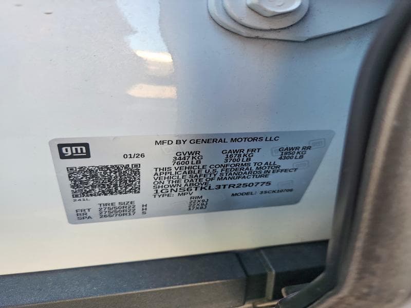 2026 CHEVROLET TAHOE K1500 HIGH COUNTRY 13