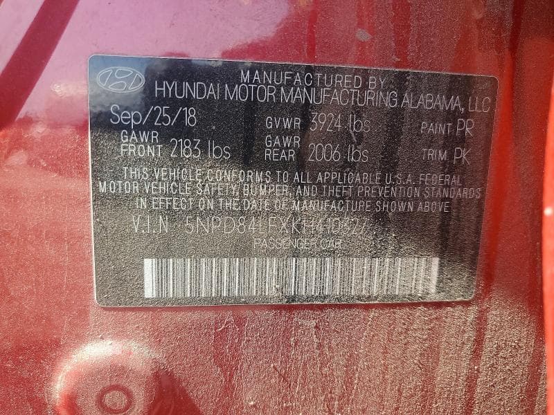 2019 HYUNDAI ELANTRA SEL 12