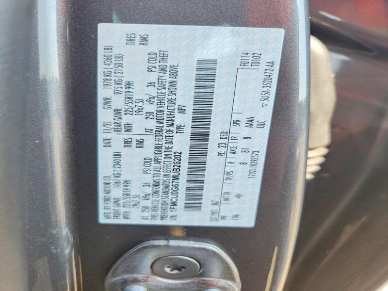 2021 FORD ESCAPE SE 13