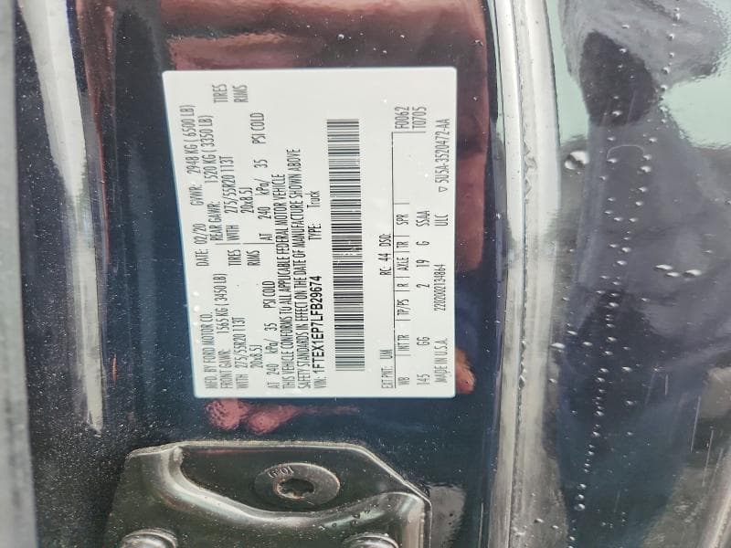 2020 FORD F150 SUPER CAB 12