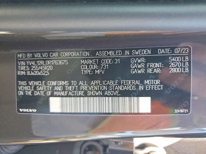 2024 VOLVO XC60 PLUS 14