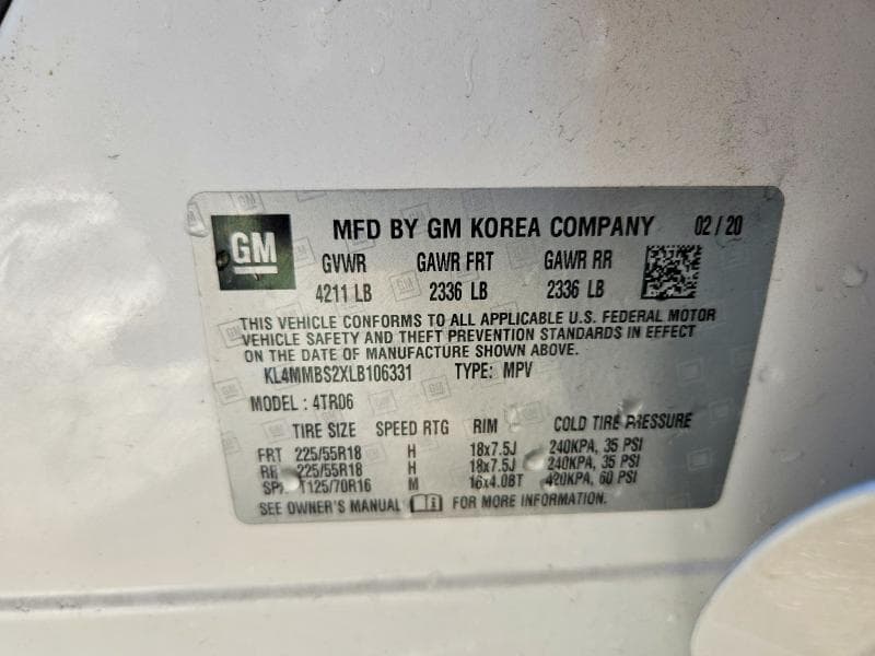 2020 BUICK ENCORE GX PREFERRED 14