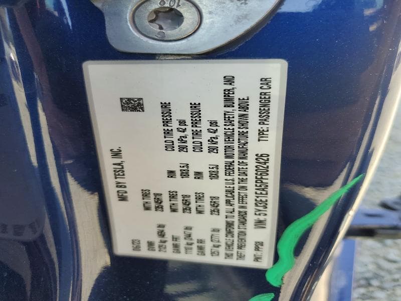2023 TESLA MODEL 3 12
