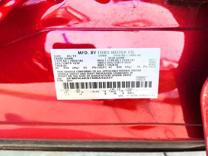 2022 FORD EDGE TITANIUM 13