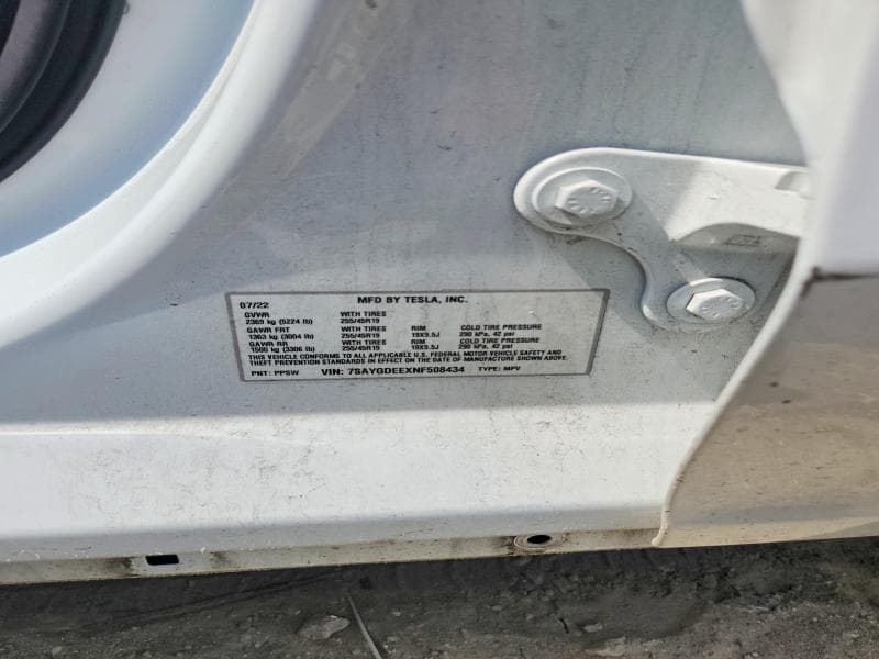 2022 TESLA MODEL Y 12