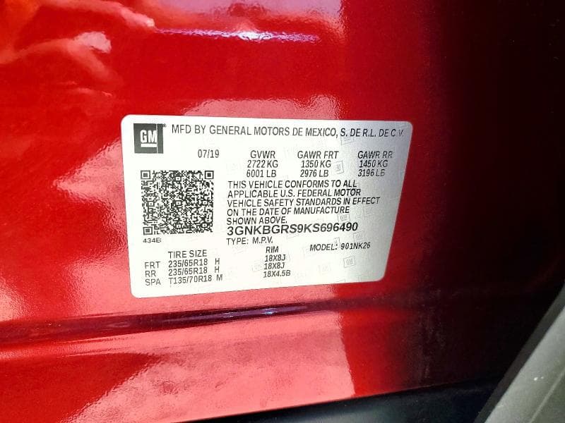 2019 CHEVROLET BLAZER 2LT 13