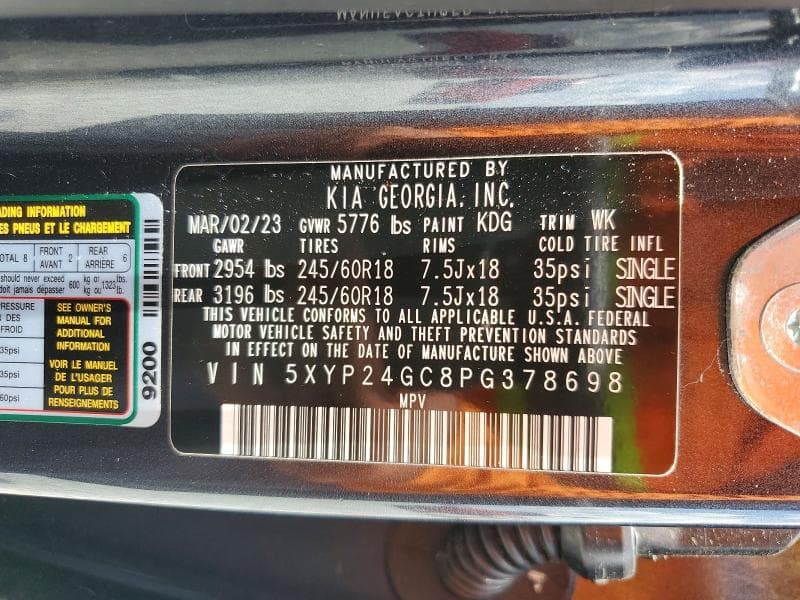 2023 KIA TELLURIDE LX 14