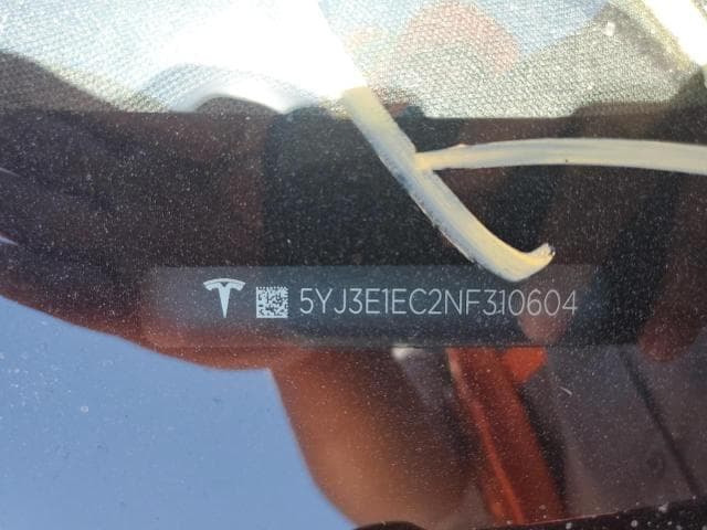 2022 TESLA MODEL 3 12