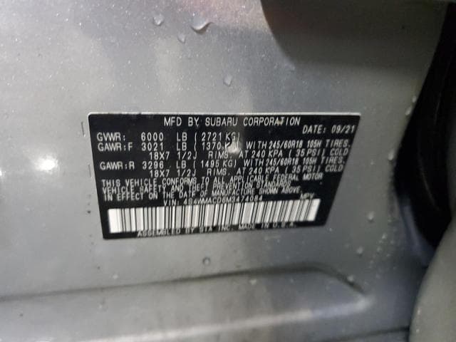 2021 SUBARU ASCENT PREMIUM 13