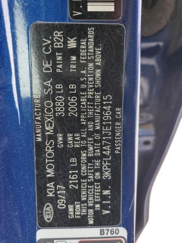 2018 KIA FORTE LX 12
