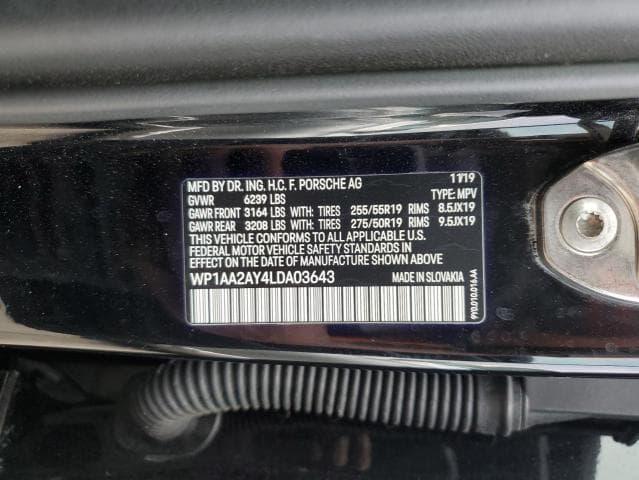 2020 PORSCHE CAYENNE 13