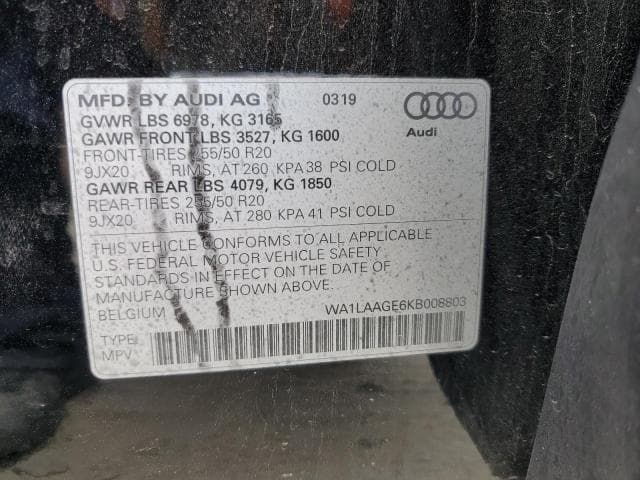 2019 AUDI E-TRON PREMIUM PLUS 13