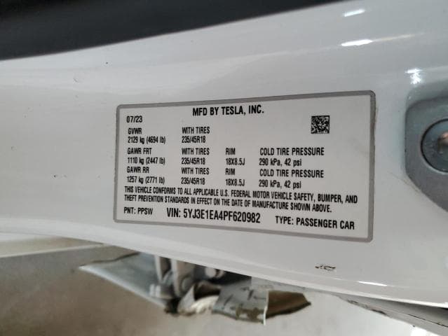 2023 TESLA MODEL 3 13