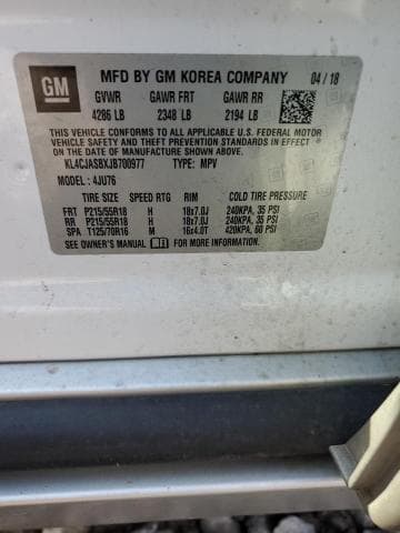 2018 BUICK ENCORE PREFERRED 12