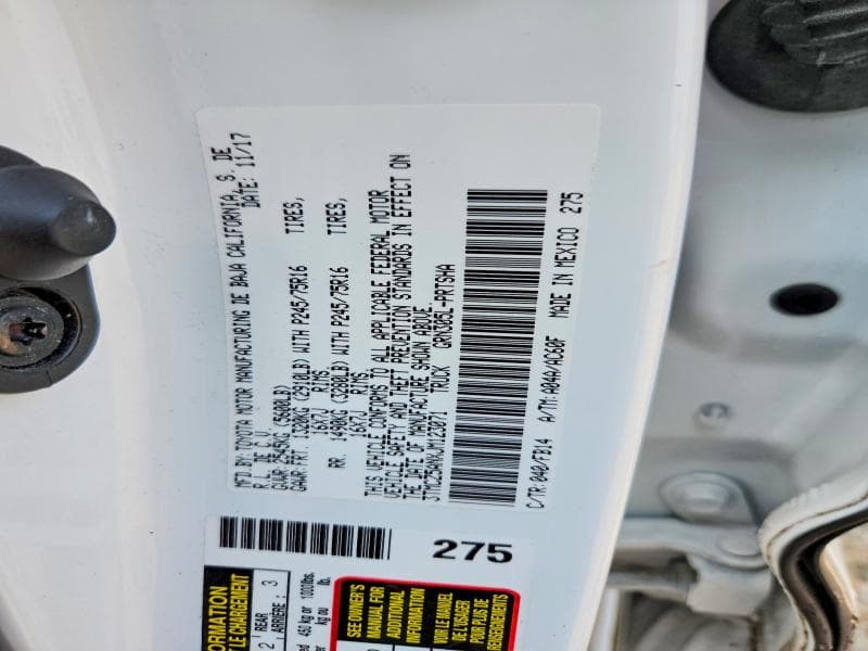 2018 TOYOTA TACOMA SR V6 13