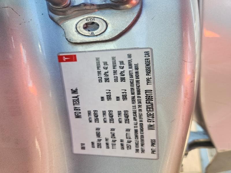 2018 TESLA MODEL 3 12