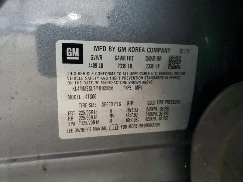 2021 BUICK ENCORE GX SELECT 12