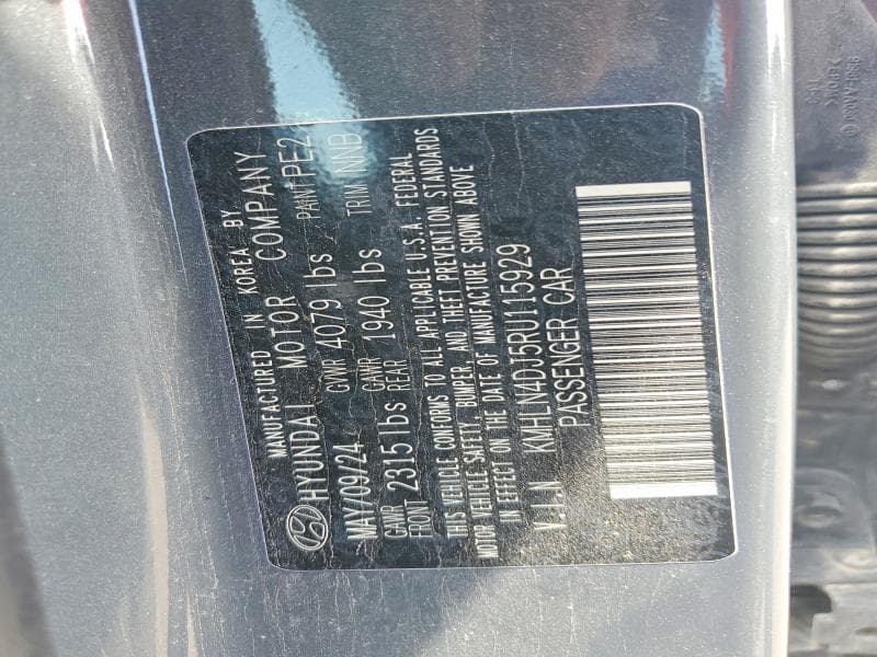 2024 HYUNDAI ELANTRA LIMITED 12