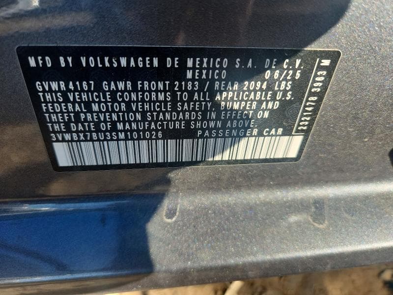 2025 VOLKSWAGEN JETTA SPORT 12