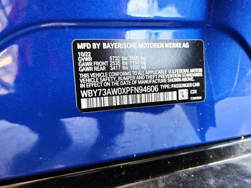 2023 BMW I4 EDRIVE 40 12