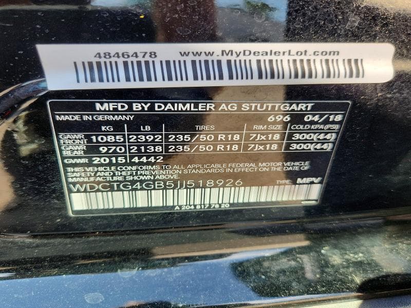 2018 MERCEDES-BENZ GLA 250 4MATIC 13