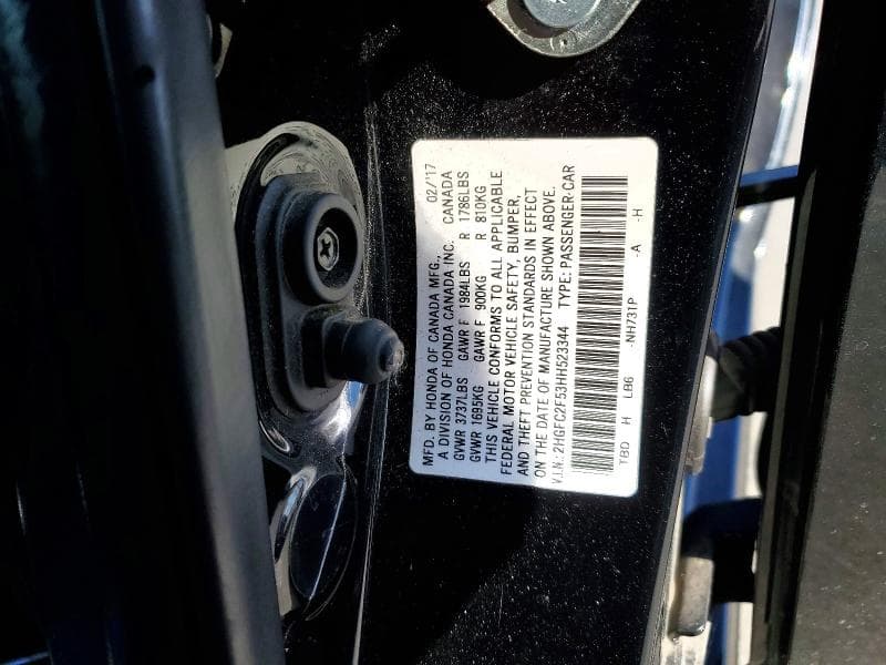 2017 HONDA CIVIC LX 13