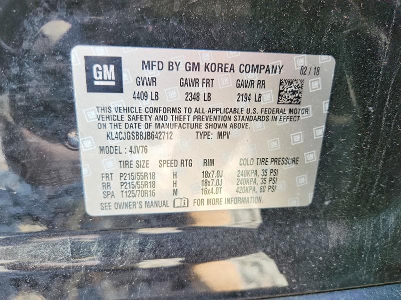 2018 BUICK ENCORE ESSENCE 14