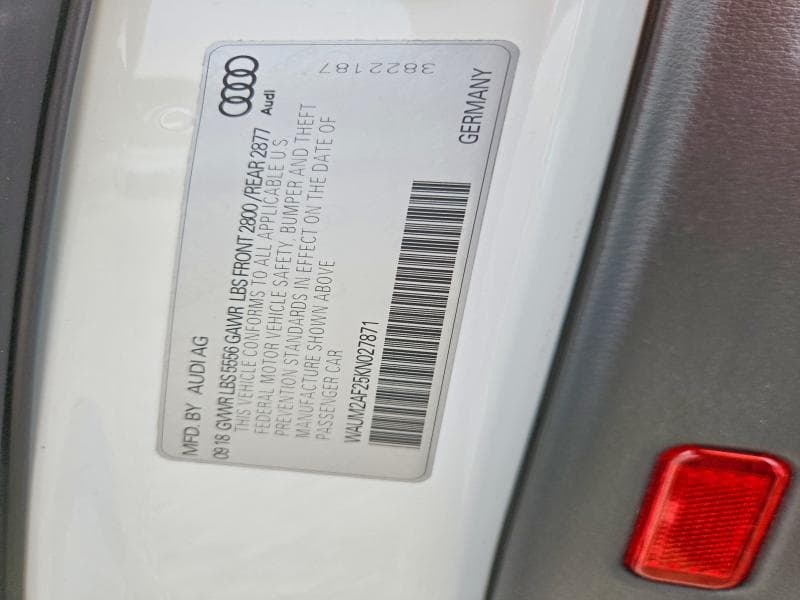 2019 AUDI A6 PRESTIGE 12