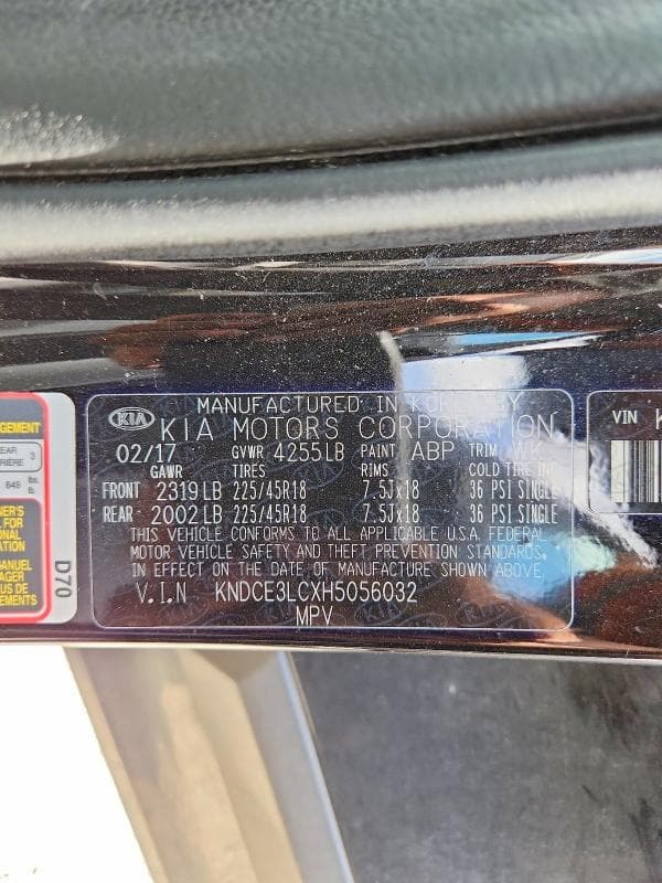 2017 KIA NIRO EX TOURING 13
