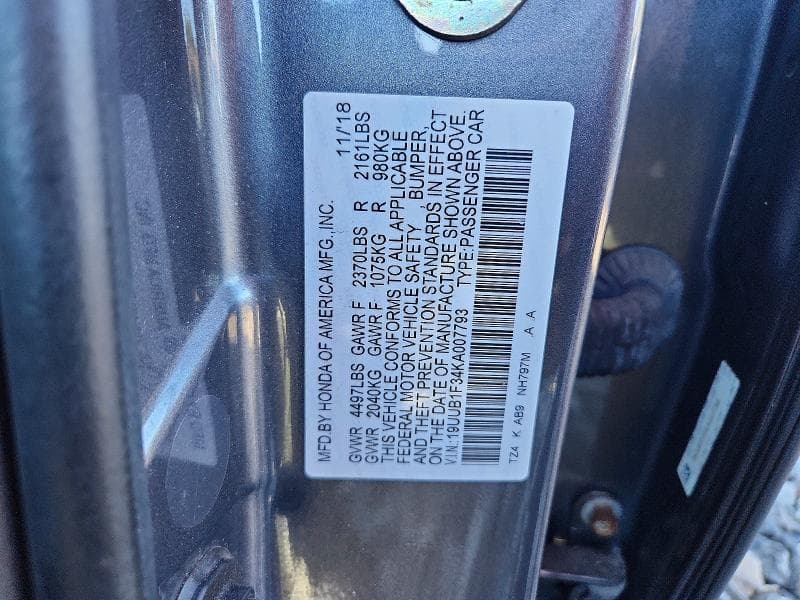2019 ACURA TLX 12