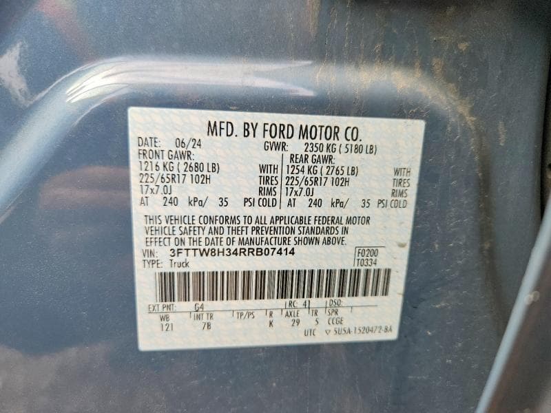 2024 FORD MAVERICK XLT 13