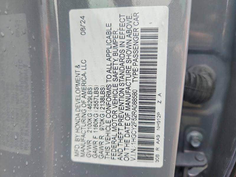 2024 HONDA ACCORD HYBRID SPORT 12