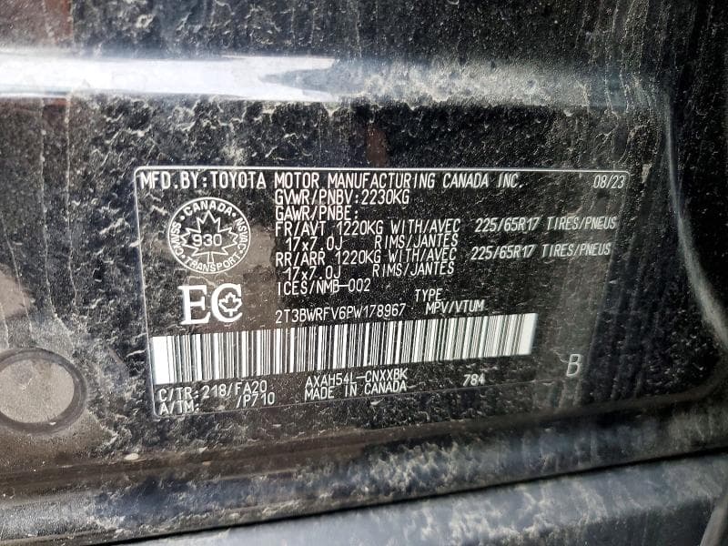 2023 TOYOTA RAV4 LE 14