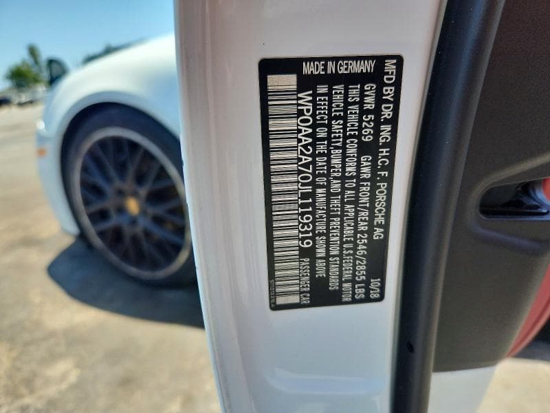 2018 PORSCHE PANAMERA 4 12