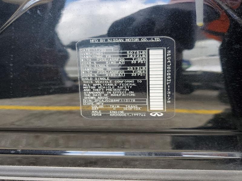 2021 INFINITI QX50 ESSENTIAL 13
