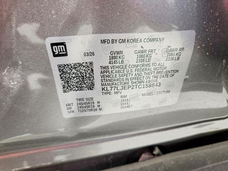 2026 CHEVROLET TRAX 2RS 14