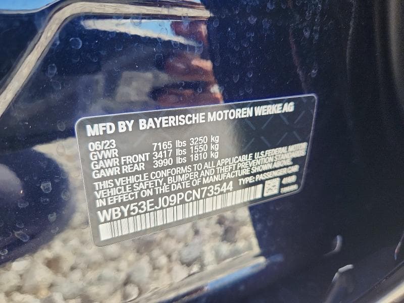 2023 BMW I7 XDRIVE60 12