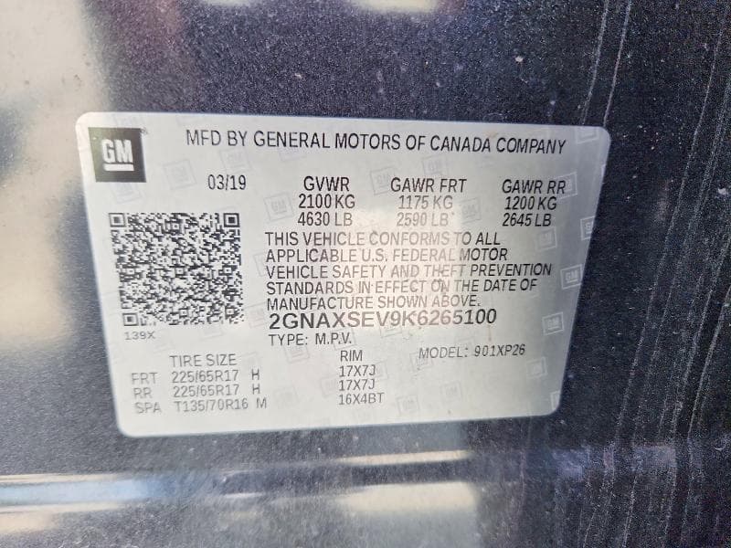 2019 CHEVROLET EQUINOX LS 13