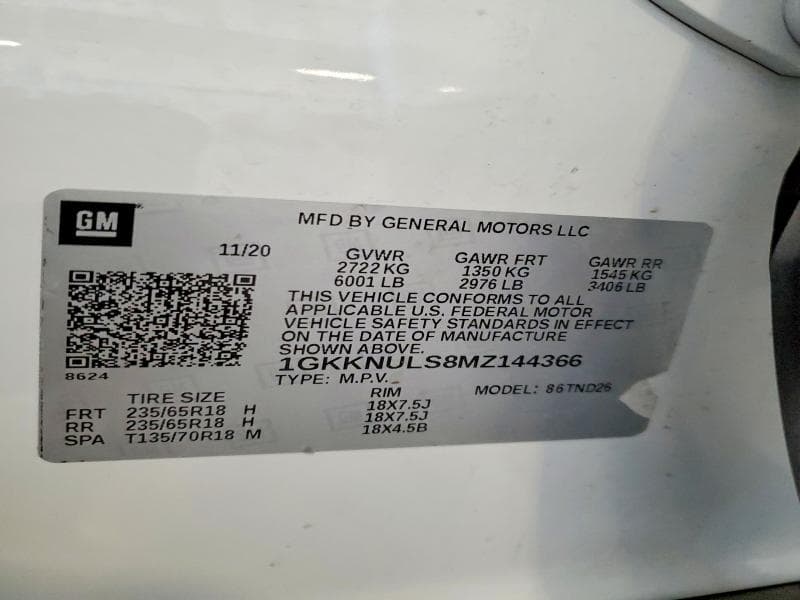 2021 GMC ACADIA SLT 13