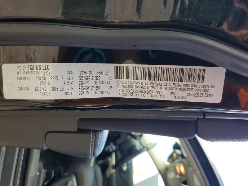 2017 JEEP CHEROKEE LATITUDE 13