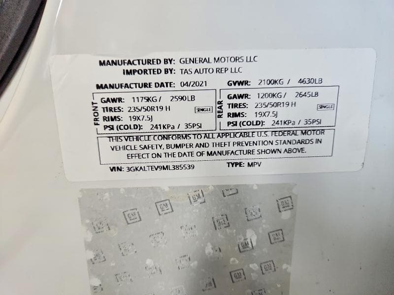 2021 GMC TERRAIN SLE 13