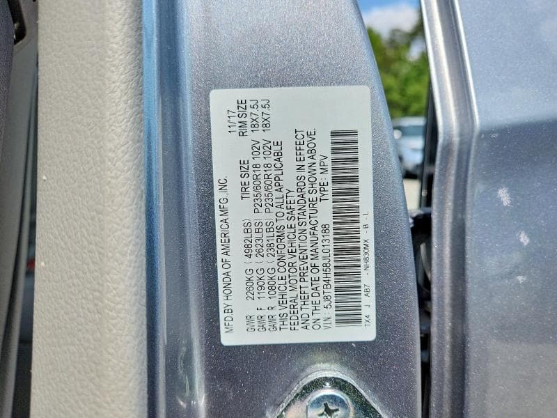 2018 ACURA RDX TECHNOLOGY 13