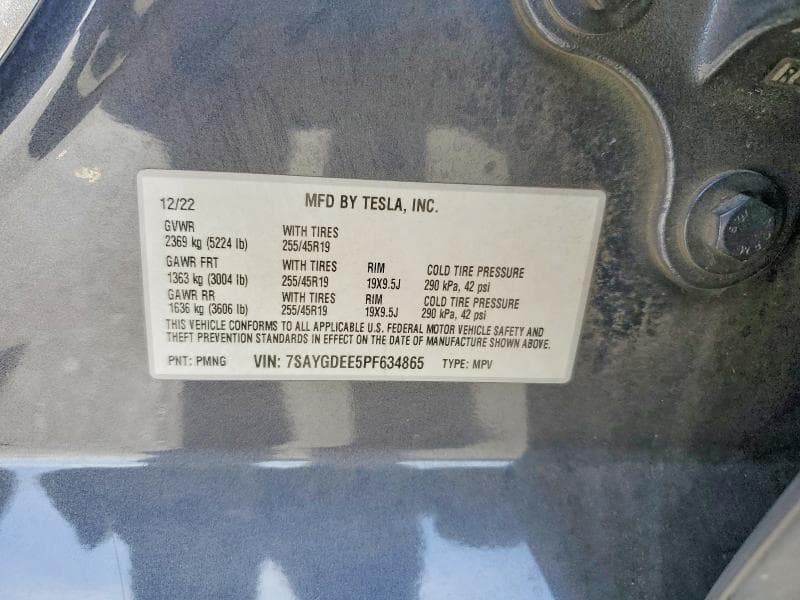 2023 TESLA MODEL Y 12