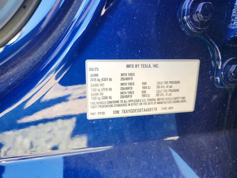 2026 TESLA MODEL Y 12